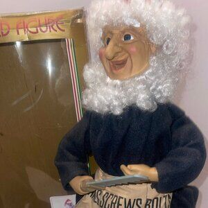 Original MOTION-ettes Christmas Animated CARPENTER ELF 20" Works with box